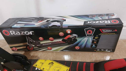 **BRAND NEW** razor 12v kids electric scooter turbo with charger & box max 50kg 8y+