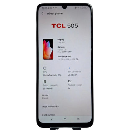 Tcl 505 128gb Ocean Blue, Unlocked