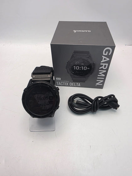 Garmin Tactix Delta - Solar Edition | Premium Tactical GPS Watch Black DLC