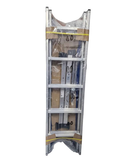 Werner Combination Stepladder With Platform 5 Way 3 Section Non-Slip 2.48m