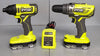 Ryobi 18V ONE Cordless Combi Drill & Ryobi R18PD3-0 + Ryobi RID18 Impact