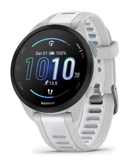 Garmin Forerunner 165 GPS Running Smartwatch - White