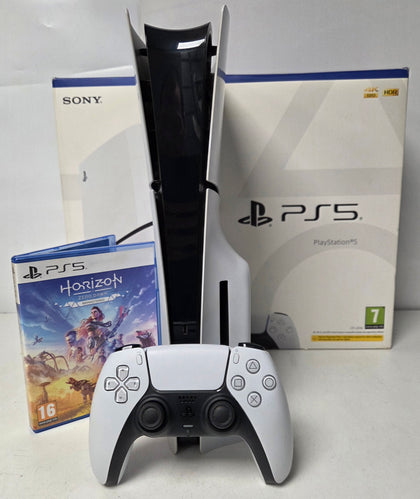 Sony PlayStation 5 Slim Disc Edition Console & 1 Game