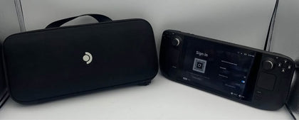 VALVE STEAMDECK, 64GB, WITH BLACK CARRY CASE, 512GB SD CARD EXTENDED STORAGE
