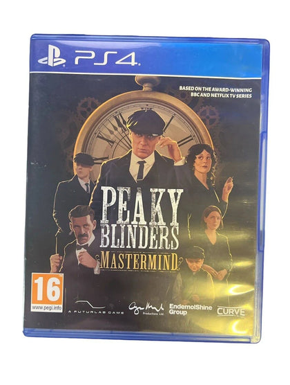 Peaky Blinders Mastermind PS4.