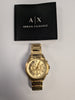 Gents Gold Armani Exchange Watch Boxed