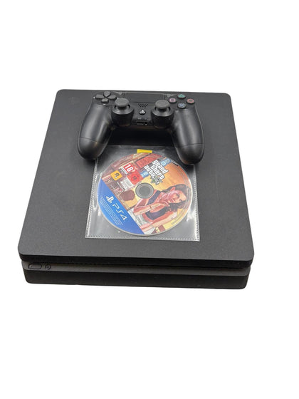 Playstation 4 Slim Console, 500GB Black With GTA 5