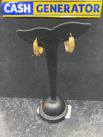 18ct Gold Earrings 3.49g