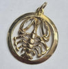 9ct Gold Scorpio Pendant