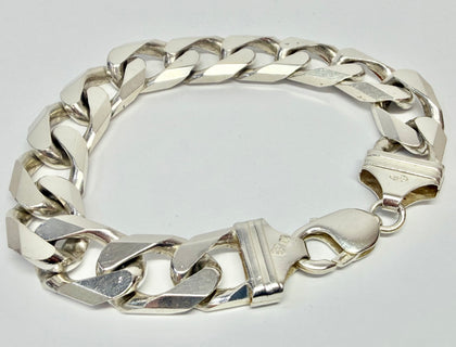 925 Silver Curb Bracelet 8