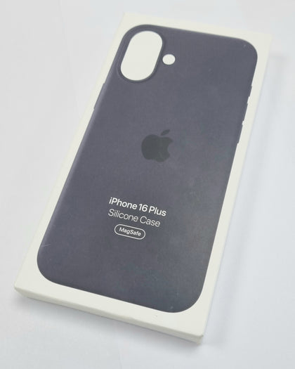 Apple iPhone 16 Plus Silicone Case with Magsafe - Black  **NEW**