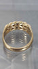 9CT GOLD keeper ring 5.4G hallmarked in very good condition size N
