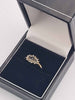9ct Yellow Gold Cluster Ring With CZ Stones - Size O - 2.43 Grams