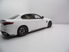 Alfa Romeo Giulia Quadrifoglio White trofeo 2019 1:18 Model Car