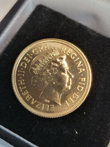 22CT - 2000 Millennium Elizabeth 22ct Gold Full Sovereign Coin