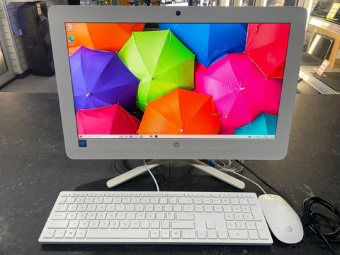 HP ALL IN ONE DESKTOP - WHITE