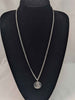 925 Sterling Silver Curb Chain With St.Christopher Pendant - 24" Long - 19.3 Grams *BRAND NEW*