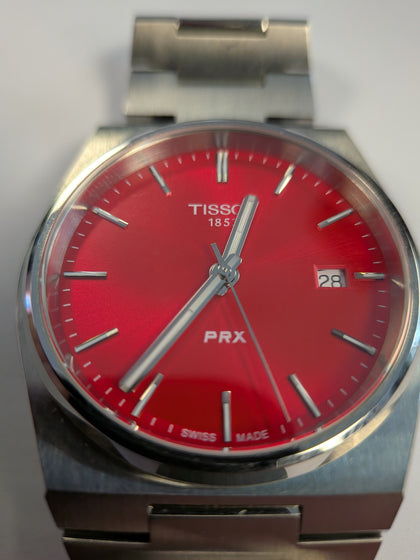 Tissot Watch Red Face Boxed