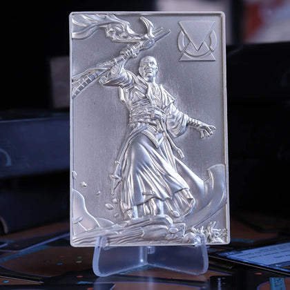 Magic The Gathering Limited Edition .999 Silver Plated Teferi Metal Collectible.