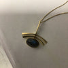 9ct chain with 14ct gold pendant
