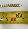9ct gold curb chain 24"
