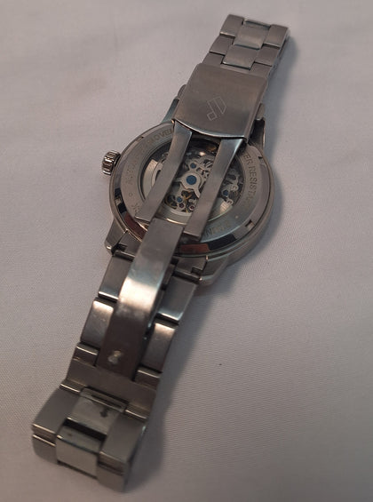 Seizmont Dante II | Limited Edition Silver green Skeleton automatic movement Watch For Men boxed with papers