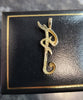 9ct Yellow Gold Letter F Pendant - 1.3G