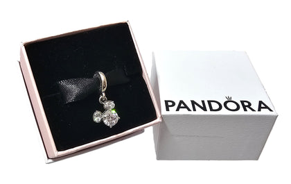 Pandora Disney Mickey Mouse Sparkling Head Silhouette Dangle Charm