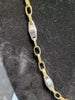 14ct Yellow and White Gold Chain - 26" - 18.87g