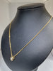 Gold Necklace with Pendent 750 18ct 18'' in Length