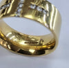 18ct Yellow Gold Diamond Ring Size "W"