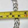 Silver Curb Bracelet 8.5"