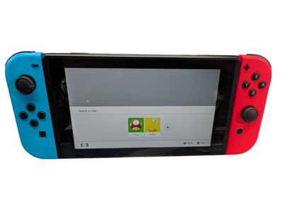 Nintendo Switch (Neon Red/Blue) with TV dock