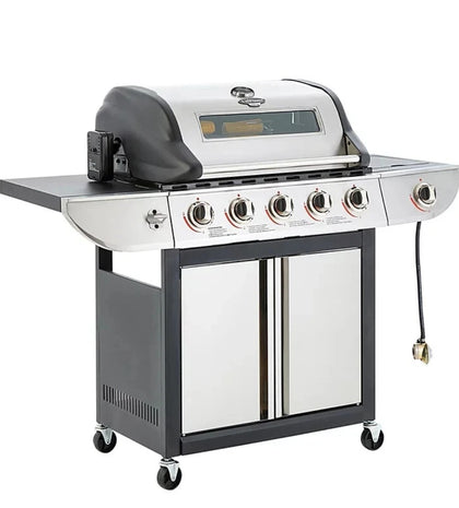 BRAND NEW Uniflame Classic 5 Burner Glass Window Bbq