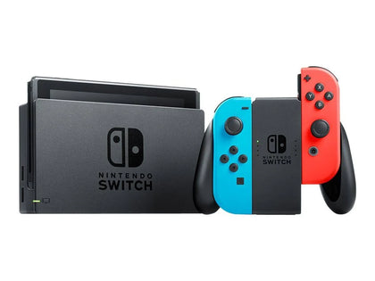 Switch Console, 32GB HAC-001-01 + Neon Red/Blue Joy-Con