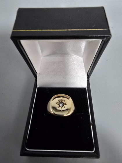 9CT Gold Ring 375 6.1G Size L