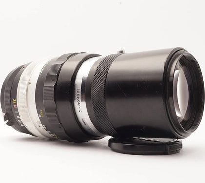 Nikon Nikkor Q Auto 200mm F 4 Telephoto Lens – Nikon F / Pre AI Mount.