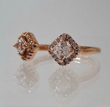 Pandora Rose Square Sparkle Ring Size 50