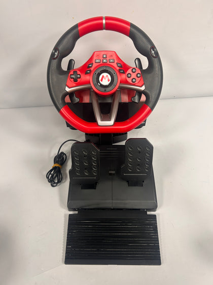 Hori NSW-228U Gaming Controller Red USB Steering wheel + Pedals Analogue Nintendo Switch