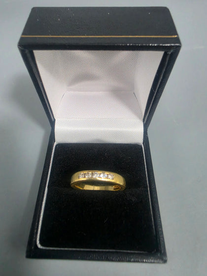 18CT GOLD RING 750 4.7G Size N