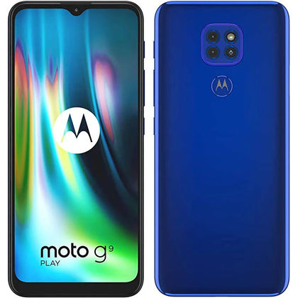 MOTOROLA G9 PLAY 64GB UNLOCKED BLUE BOXED LEYLAND