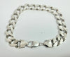 Silver 925 Curb Bracelet 10"