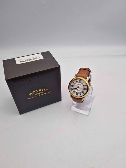 Mens Rotary Automatic Watch LE00011/21/RO – Rose Gold PVD – Swiss Made – Sapphire Crystal – Boxed