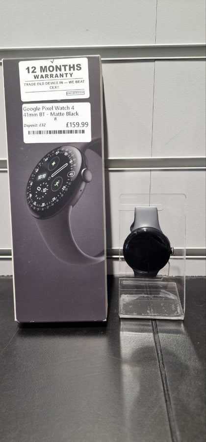Google Pixel Watch 4 41mm BT - Matte Black