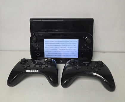 Nintendo Wii U Console, 32GB with 2 Controllers & 4 Games