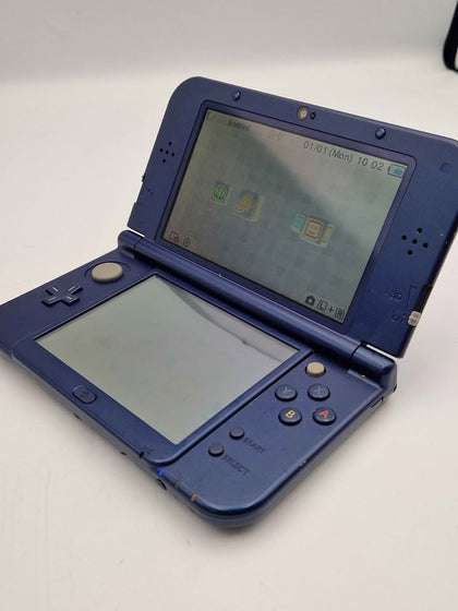 Nintendo NEW 3DS XL Handheld Gaming Console - Metallic Blue - Unboxed With Charger