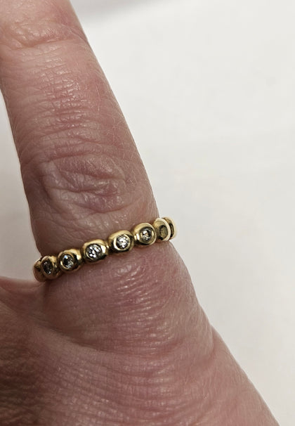 14ct Yellow Gold Diamond Ring