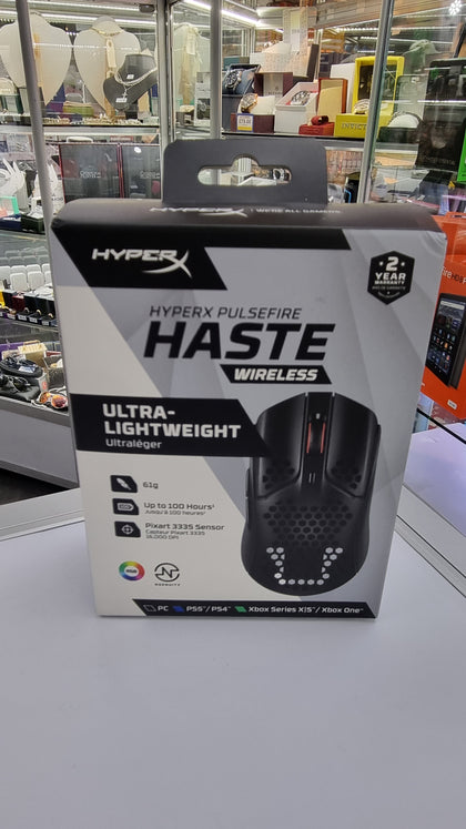 HYPER X PULSEFIRE HASTE WIRELESS GAMING MOUSE NEW LEYLAND