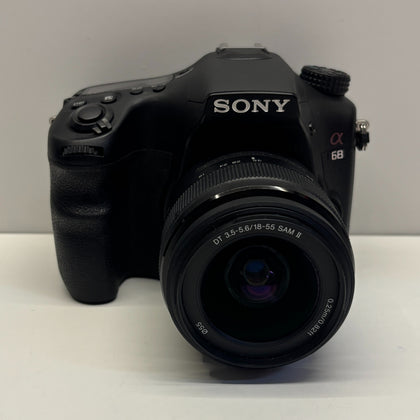 Sony Alpha 68 Digital Camera with Sony 18-55mm Lens 24.2MP