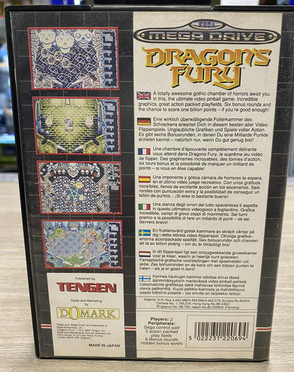 Sega Mega Drive - Dragon's Fury game